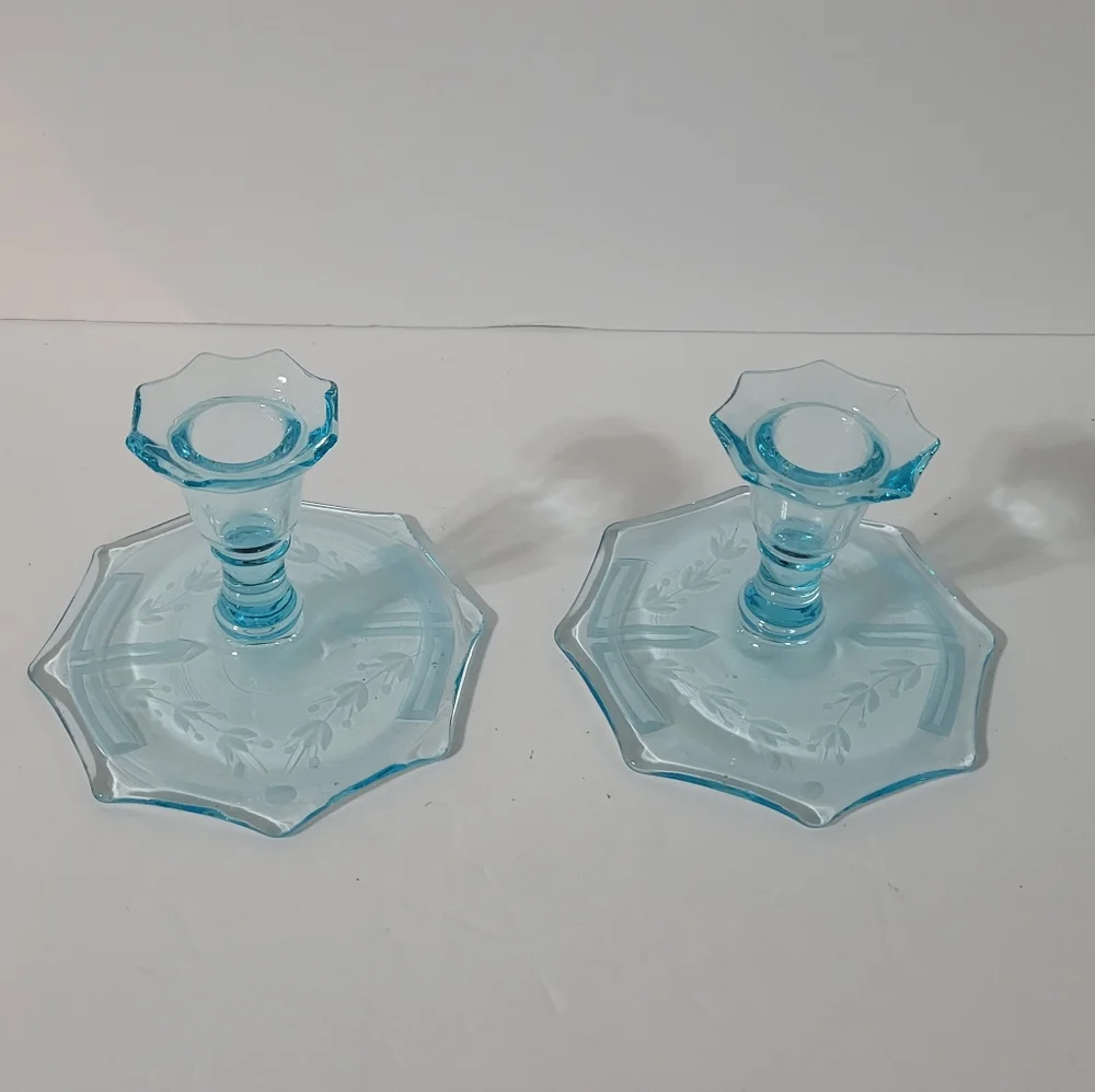 Vintage Candlestick Holders Fostoria